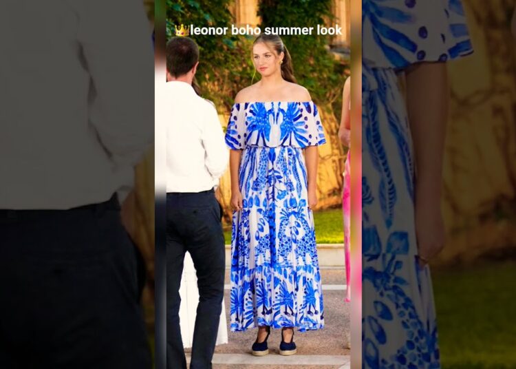 🇪🇦princess leonor boho summer look #spain #fashion #leonor #shortsviral #shorts #short #summer