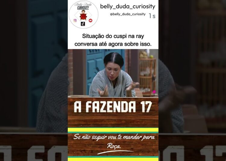 Situação do Cuspi foi terrível, fala de Ray até agora sobre isso. 😮🔥 #fazenda #record #fofoca #viral
