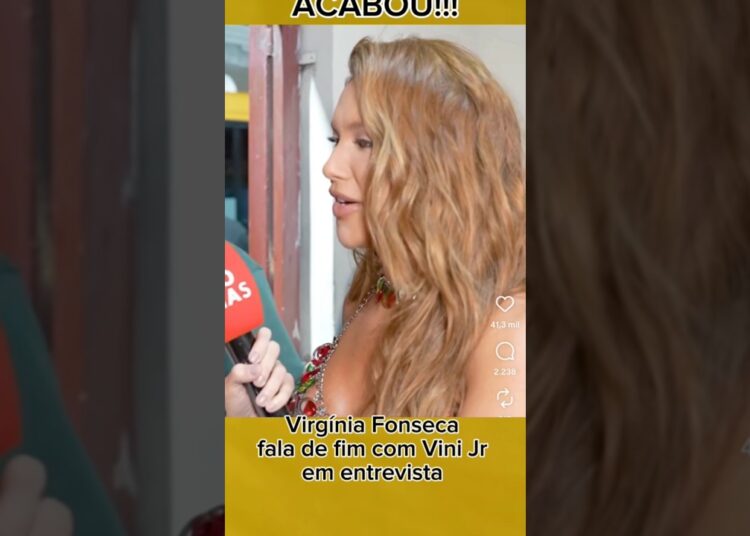 Virgínia Fonseca da entrevista sobre Vini Jr #vinijr #fofocas #virginiafonseca #famosos #