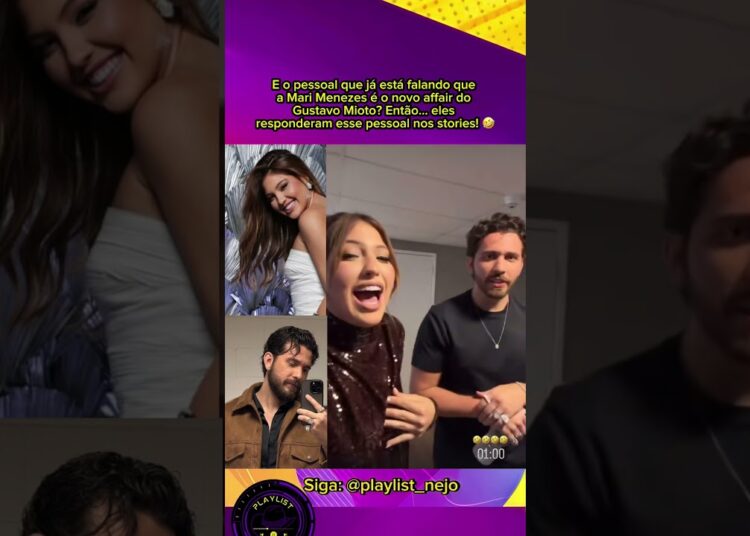 Gustavo Mioto e Mari Menezes falam sobre fofocas que estão rolando #fofoca #gustavomioto #comedia ￼