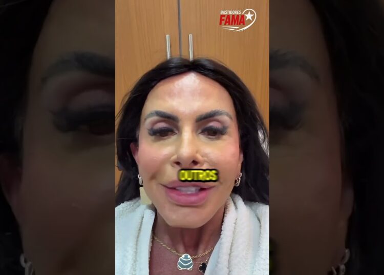Gretchen mostra novo rosto e divide opiniões!#gretchen #noticias #famoso #fofoca #fpy