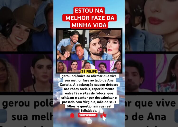 ZÉ FELIPE DESVALORIZA O PASSADO COM VIRGÍNIA #shorts #celebridades