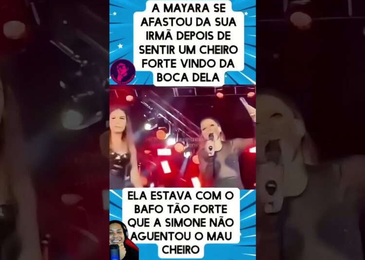 🚨 MAYARA se AFASTOU da IRMÃ após sentir CHEIRO FORTE na BOCA dela! 💨😳 #maiaraemaraisa #shorts #viral
