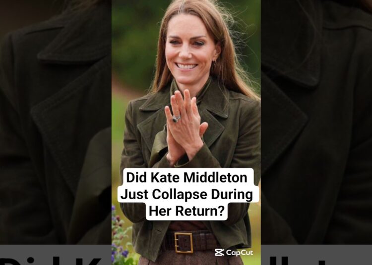 Did Kate Middleton Just Collapse During Her Return? | Royal Health Scare #shorts #royalfamilysecrets