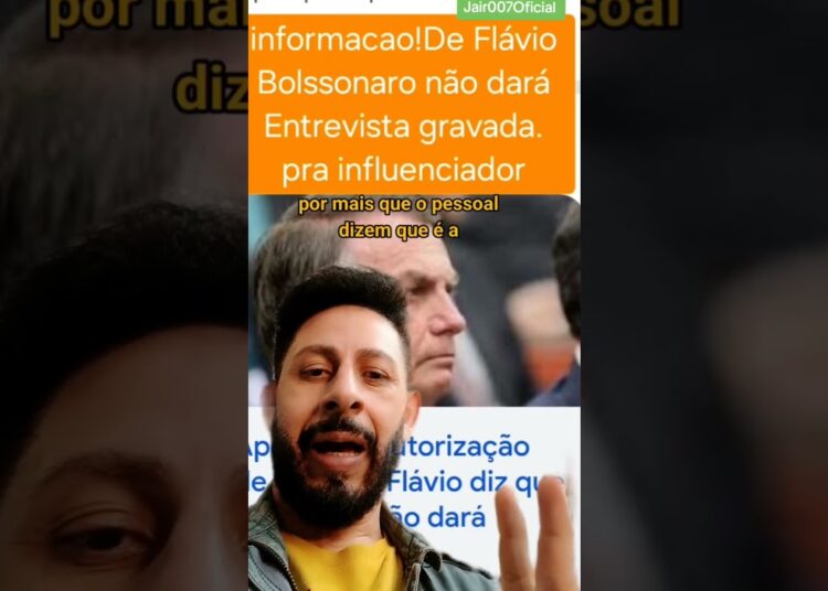 bolssonaro não dará entrevista gravada A influenciador#noticias #brasil #celebridades #bolssonaro