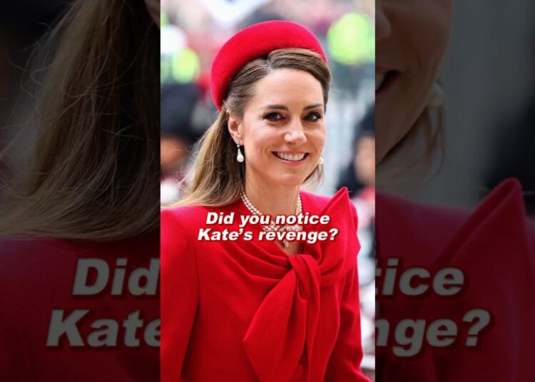 Did you notice Kate’s revenge? #celebrity #royal  #queencamilla #kate
