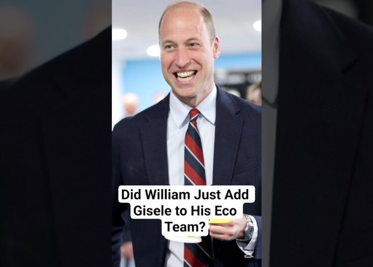 Did William Just Add Gisele to His Eco Team? | Earthshot Surprise #shorts #royalfamilysecrets