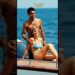 PRINCESS DIANA: Hilarious Beach Ride on Dodi’s Back ! ( V2)😂🌊 #royal #royalfun #love