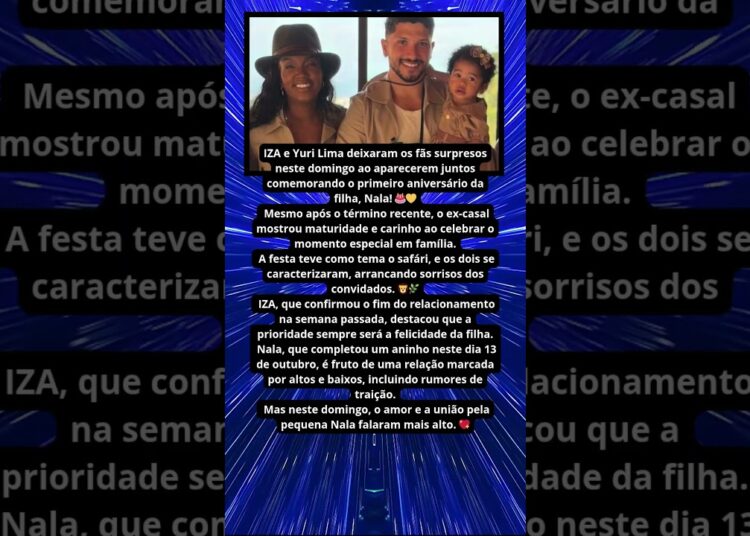 IZA E YURI LIMA JUNTOS NOVAMENTE  🎉