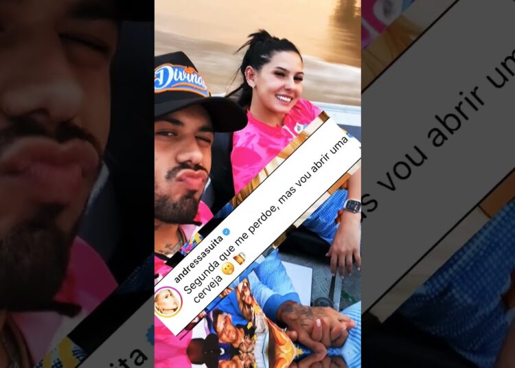 Andressa Suita Comemora o Novo Casal Ana e Zé #famosos #fofocas