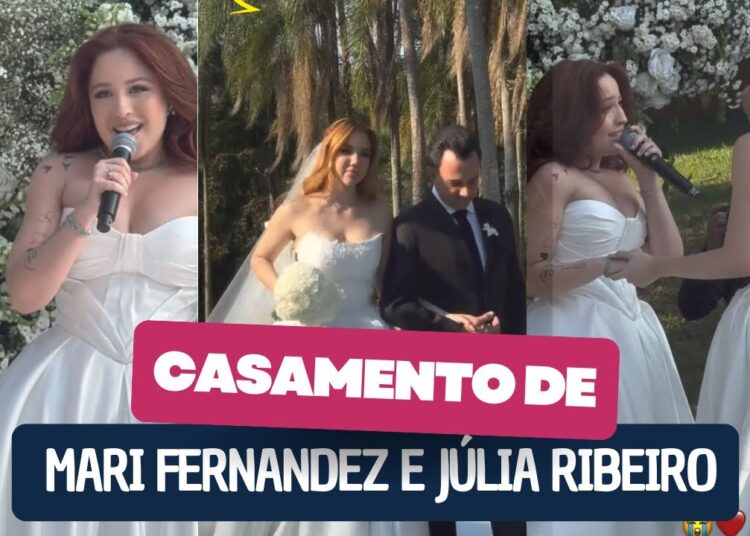 Casamento de Mari Fernandez e Júlia Ribeiro encanta o Brasil! 💍