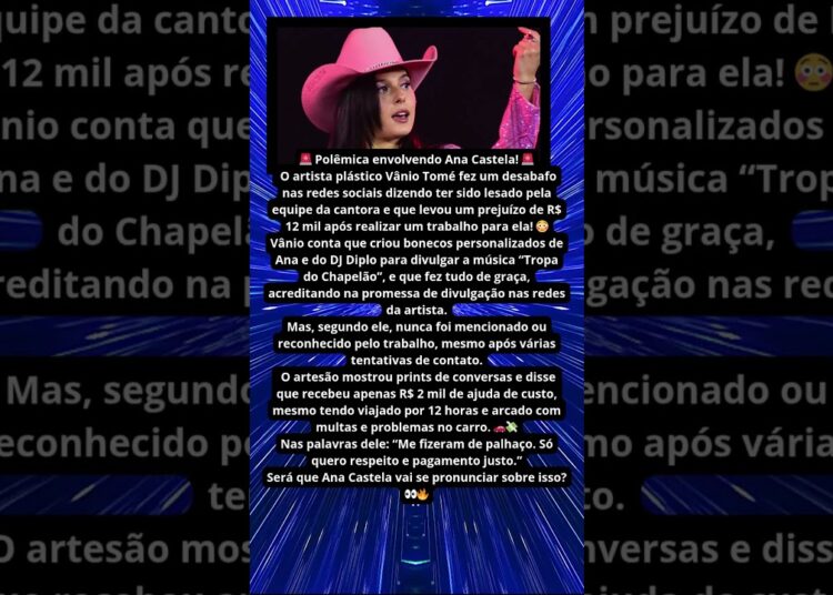 ARTISTA EXPÕE ANA CASTELA E COBRA R$12 MIL! 💥😱
