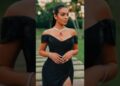 Ronaldo’s Wife Georgina Stunning Look in every Black Dress #fashion #georgina #cr7