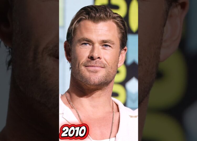 Chris Hemsworth Evolution 2000–2025 | From TV Star to Hollywood Legend 💪🔥 #shorts #chrishemsworth