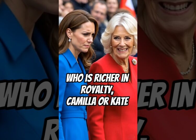 Who is richer in royalty, Camilla or Kate #camilla #kate #royal #diana #kingcharles #royalfamily
