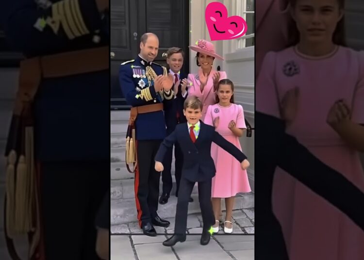 Louis Dances, Everybody Amazed😮 #princelouis #princewilliam princesscatherine #royalfamily #royal