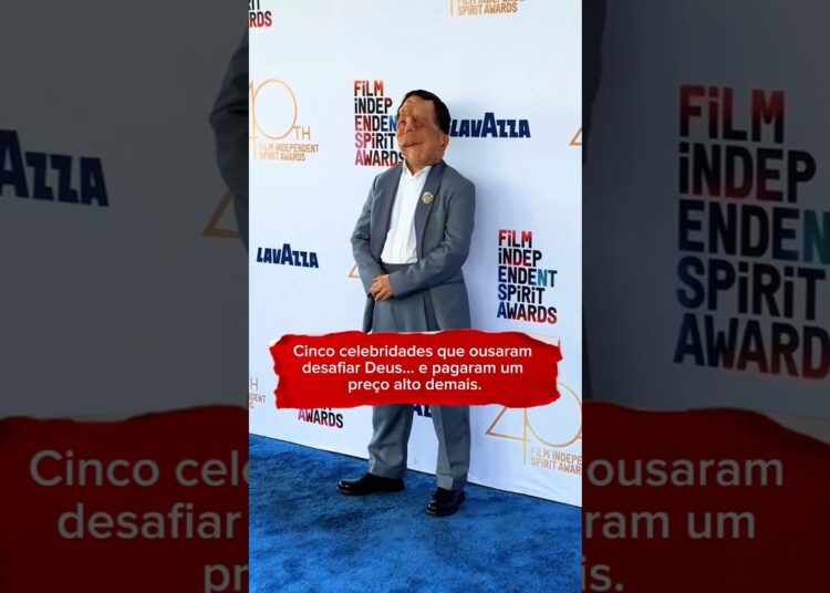 Cinco celebridades que ousaram desafiar Deus… e pagaram um preço alto demais.