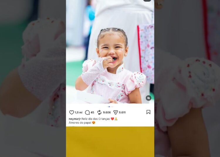 Neymar homenageia filhos “amores do papai” #fofocas #neymar #noticias #famosos