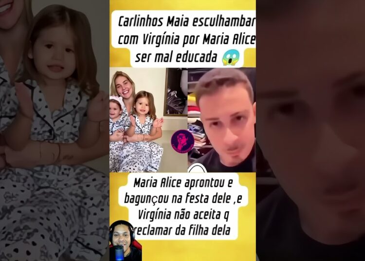 🚨 Carlinhos Maia EXPLODE com Virgínia 😱 | Treta por causa da Maria Alice?! 🔥 #shorts #fofoca #viral