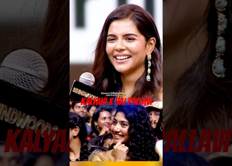 Sai Pallavi🤗 REACTS to Kalyani Priyadarshan’s Song? | Kalyani SPEECH