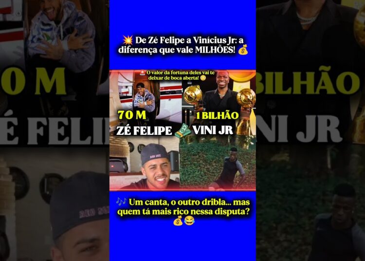 💸 Você Sabe Quem é Mais Rico? Zé Felipe ou Vinícius Jr!
