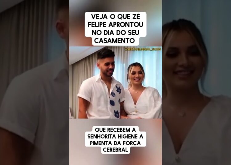 27 veja o que Zé Felipe aprontou no seu casamento #viralreels #noticias #fofocalizando #viralreels