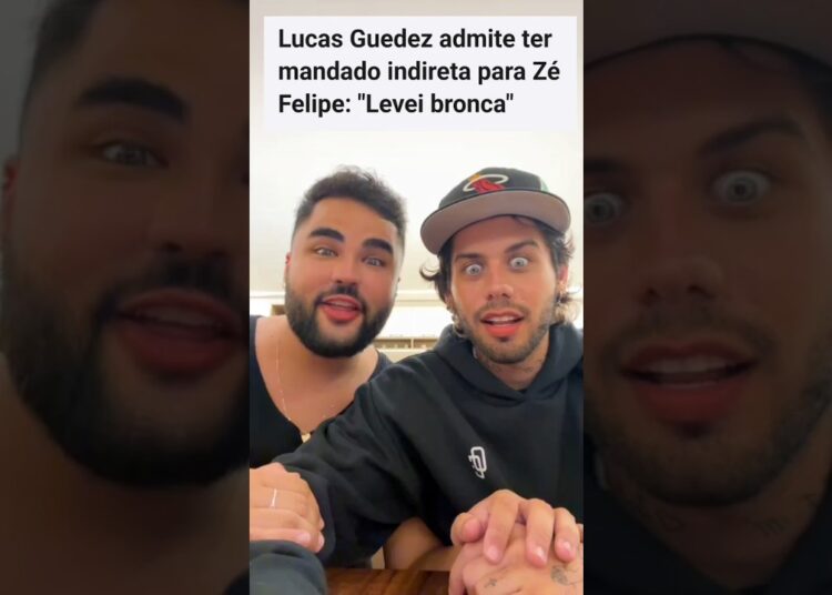 🔥 Lucas Guedez CONFIRMA indireta para Zé Felipe#famosos #fofocas #lucasguedez #virginia #polemica