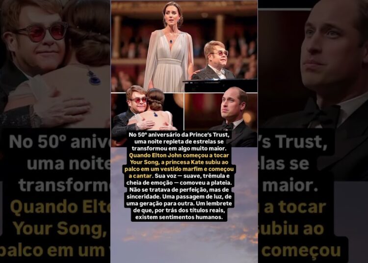 Princesa Kate e Elton John: o momento que emocionou a todos