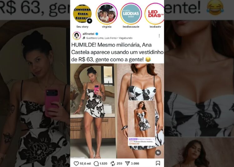 Ana Castela surpreende pela humildade ao usar vestido baratinho #fofocas #noticias #boiadeira #ze