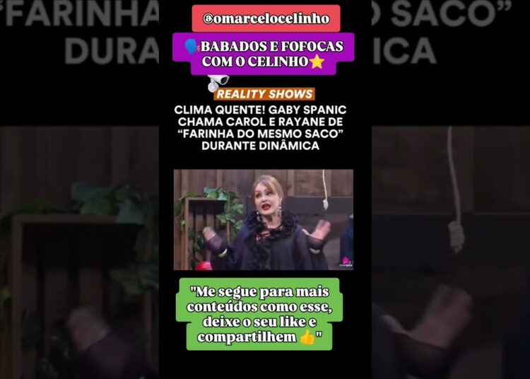 fofoquei Gaby spanic arrasa com a Carol e a Ray 🤣 #fofocas #babados #choquei