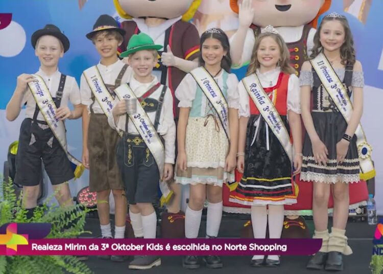 Realeza Mirim da 3ª Oktober Kids é escolhida no Norte Shopping.