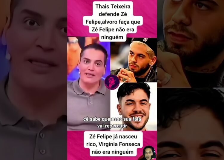 🎤💥 THAIS TEIXEIRA DEFENDE ZÉ FELIPE E ALFINETA VIRGÍNIA 😱🔥 #zefelipe #virginiafonseca #fofoca #viral