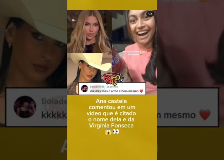 Ana Castela comenta em vídeo que Cita Virgínia Fonseca 👀 #fofocas #virginiafonseca #anacastela