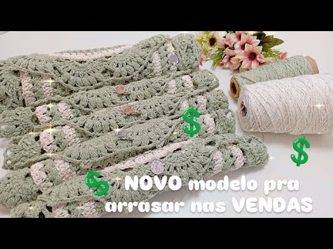 🎬Por QUANTO vou VENDER no fio 85% algodão ‼️#vlogdecroche