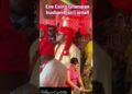 Eve Esin’s husband made his entrance like a royalty