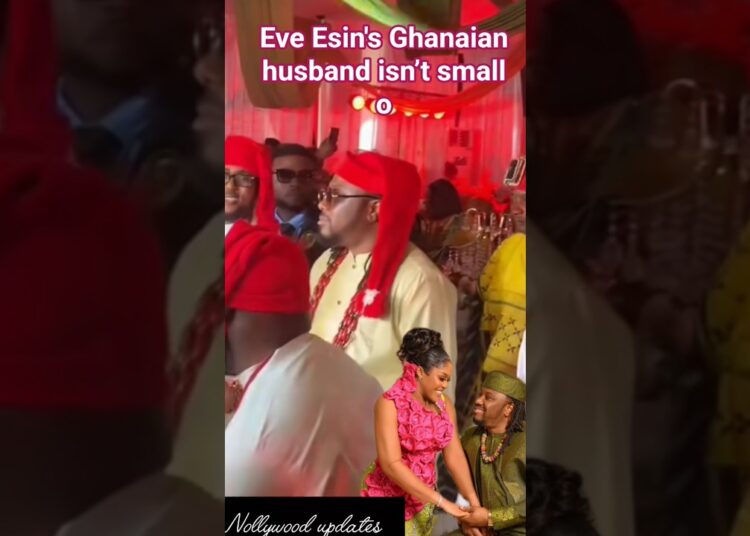Eve Esin’s husband made his entrance like a royalty