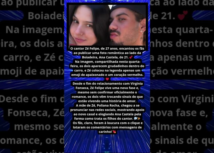 ZÉ FELIPE E ANA CASTELA SURGEM AGARRADINHOS