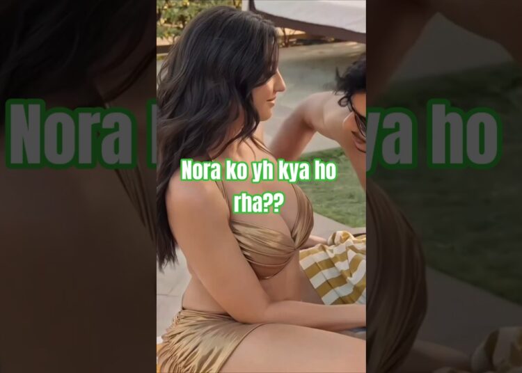 Glamorous hot look of Nora Fatehi from her series The Royals#norafatehi #shorts
