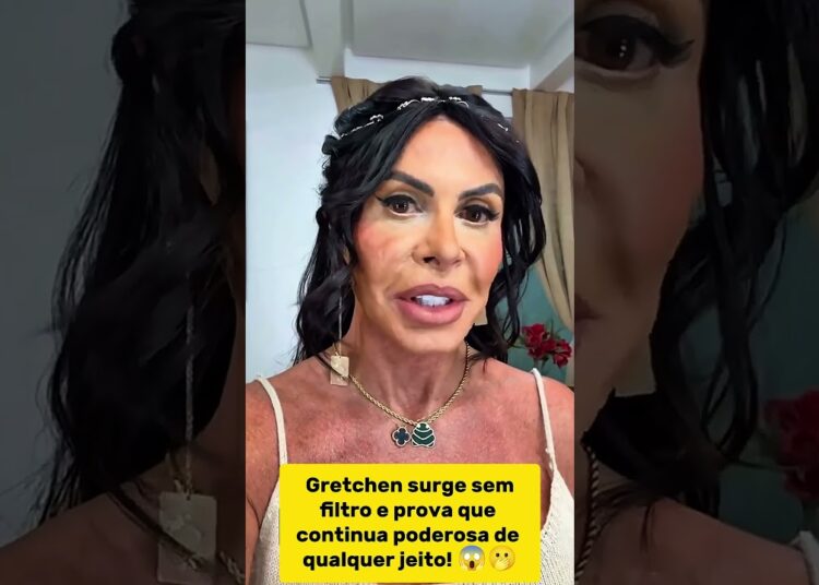 GRETCHEN SEM FILTRO É AINDA MAIS LINDA. PARECE TER 20 ANOS! #fofoca #celebridades #famosos