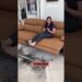 Sofá em Couro Legitimo e Automatizado na Bella Casa de Realeza PR #SofadeCouro #realezapr