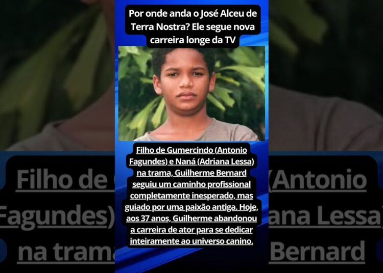 Por onde anda o José Alceu de Terra Nostra? Ele segue nova carreira longe da TV  #ultimasnoticia