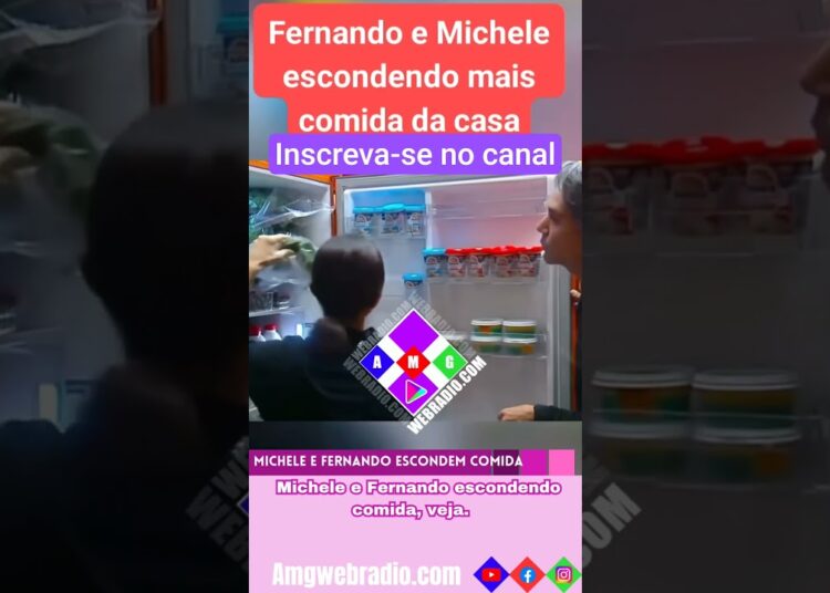 Michele e Fernando escondendo comida, veja. #afazenda17 #realityshow #fofocas