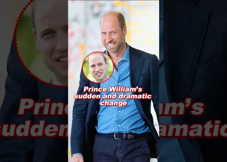 Prince William’s sudden and dramatic change! #royal #princewilliam #katemiddleton #foryou