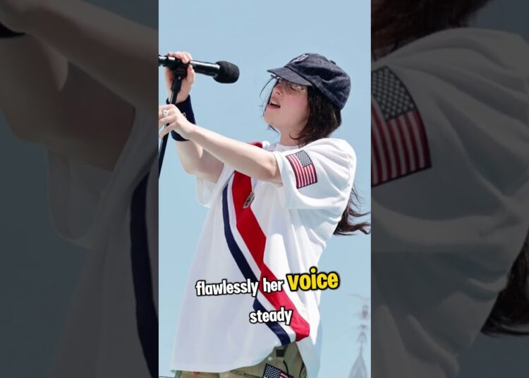 Girl Sings Billie Eilish s The 30th in One Breath #billieeilish #shorts #usa