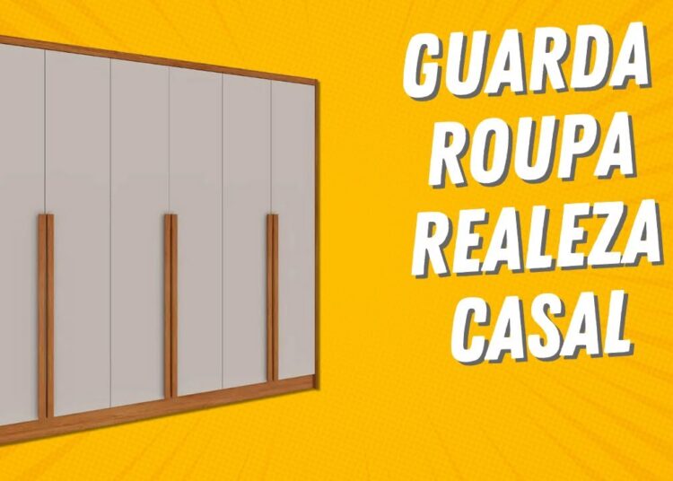 Guarda Roupa Realeza Casal 6 Portas 6 Gavetas Tcil