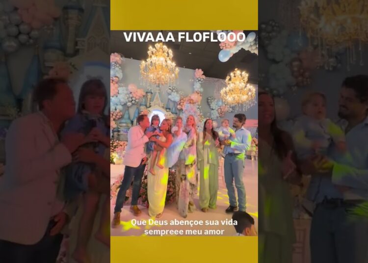 Aniversário da flor teve parabéns com a família reunida #fofocas #virginiafonseca #zefelipe