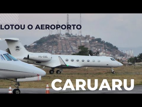 CARUARU PAROU! Aviões de FAMOSOS lotam aeroporto para a grande vaquejada!