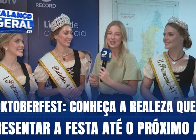 41ª Oktoberfest: Conheça a realeza que vai representar a festa até o próximo ano