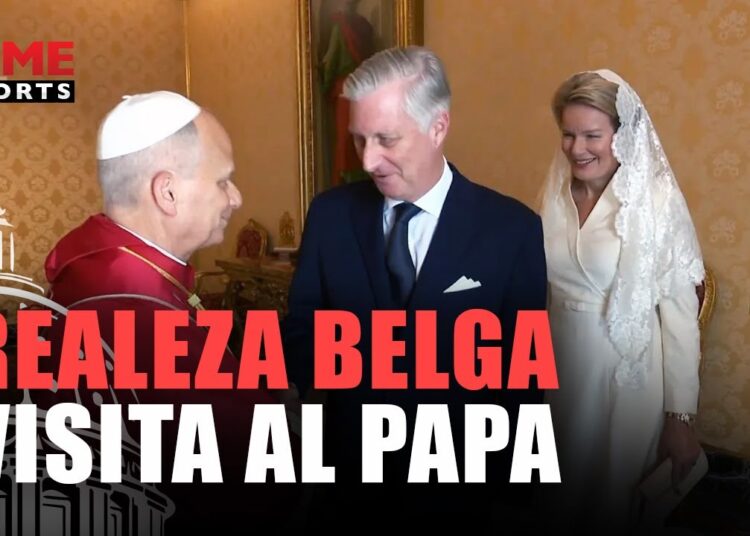 El PAPA recibe a la REALEZA de Bélgica: el rey Felipe y la reina Matilde