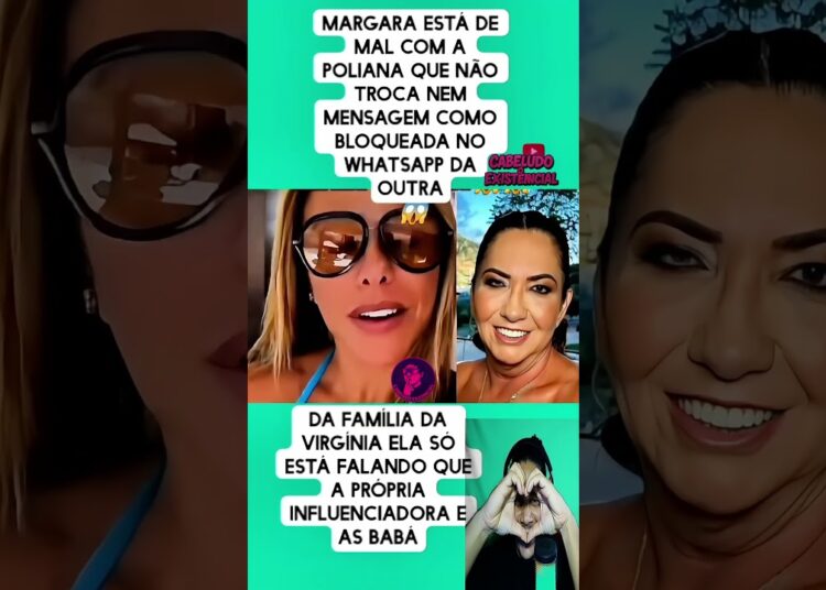 💥 MARGARETH BLOQUEIA POLIANA NO WHATSAPP 😱🔥 TENSÃO NA FAMÍLIA DA VIRGÍNIA! 💅 #fofoca #treta #aovivo